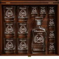 Personalised Decanter Gift Set for 18th, 30th, 40th or 50th Birthday