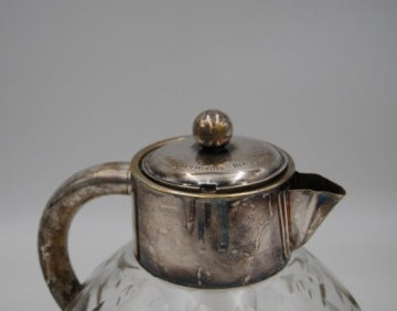 Hotel Germania-Breslau Vintage Glass Decanter