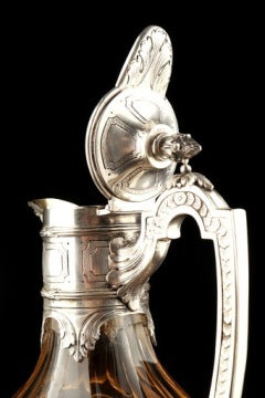 Silver 800 Mounted Decanter by Weinranck & Schmidt