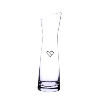 Set of 24 Ivy Glass Promotional Carafes with Custom Logo Printing