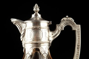 Silver 800 Mounted Decanter by Weinranck & Schmidt