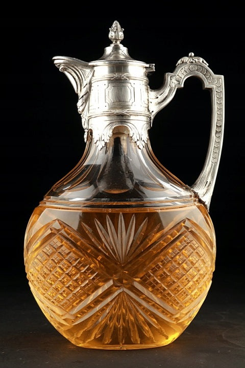 Silver 800 Mounted Decanter by Weinranck & Schmidt