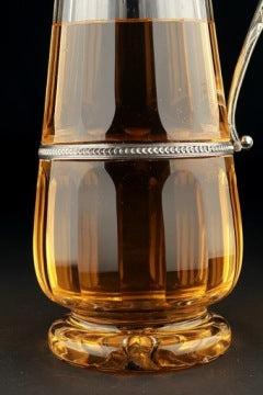 Large Silver-Mounted Wine Decanter by Koch & Bergfeld