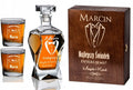 Engraved Decanter and Glass Set for Best Man