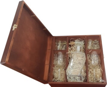 Engraved Decanter and Glass Set for Wedding or Anniversary Gift