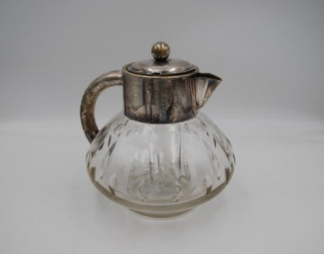 Hotel Germania-Breslau Vintage Glass Decanter