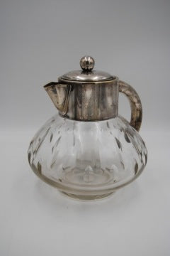 Hotel Germania-Breslau Vintage Glass Decanter