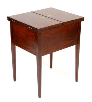 Bar Cabinet with Decanters and Glasses