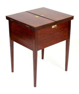 Bar Cabinet with Decanters and Glasses