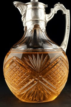 Silver 800 Mounted Decanter by Weinranck & Schmidt