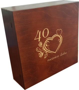 Engraved Decanter and Glass Set for Wedding or Anniversary Gift